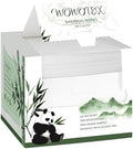 WOWOTEX white bamboo viscose disposable face towel